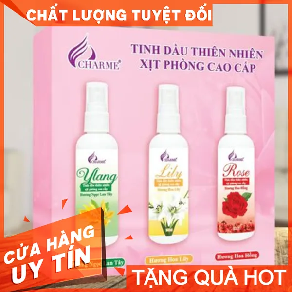 Tinh Dầu Xịt Phòng Charme 100ml Chính Hãng
