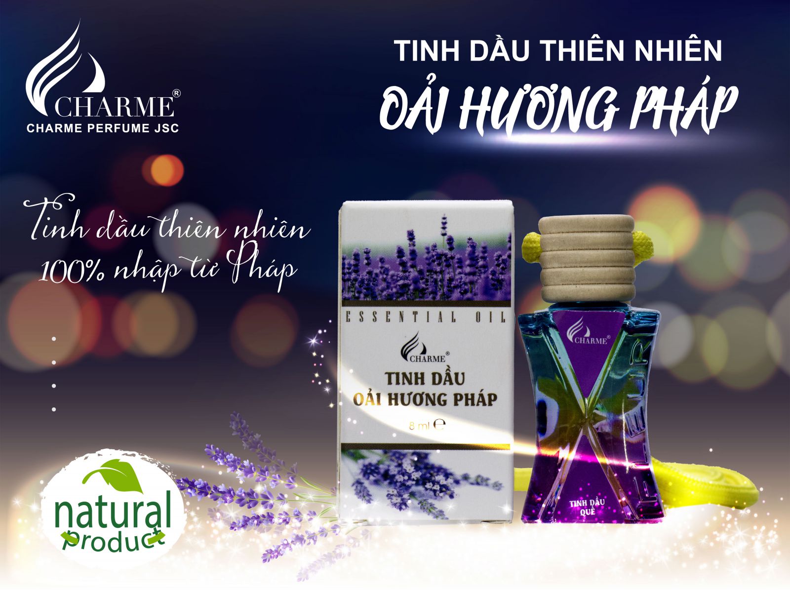 Tinh Dầu Treo Charme 8ml
