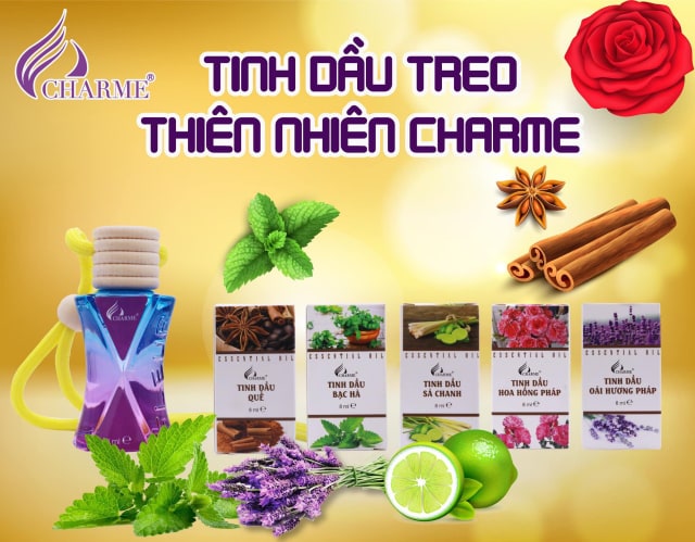 Tinh Dầu Treo Xe Ô Tô Charme 8ml