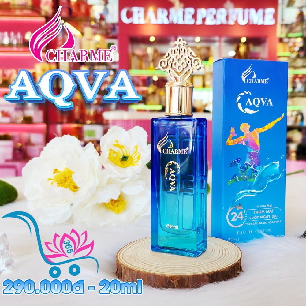 Xịt Khử Mùi Charme Aqva 20ml Nam Chính Hãng