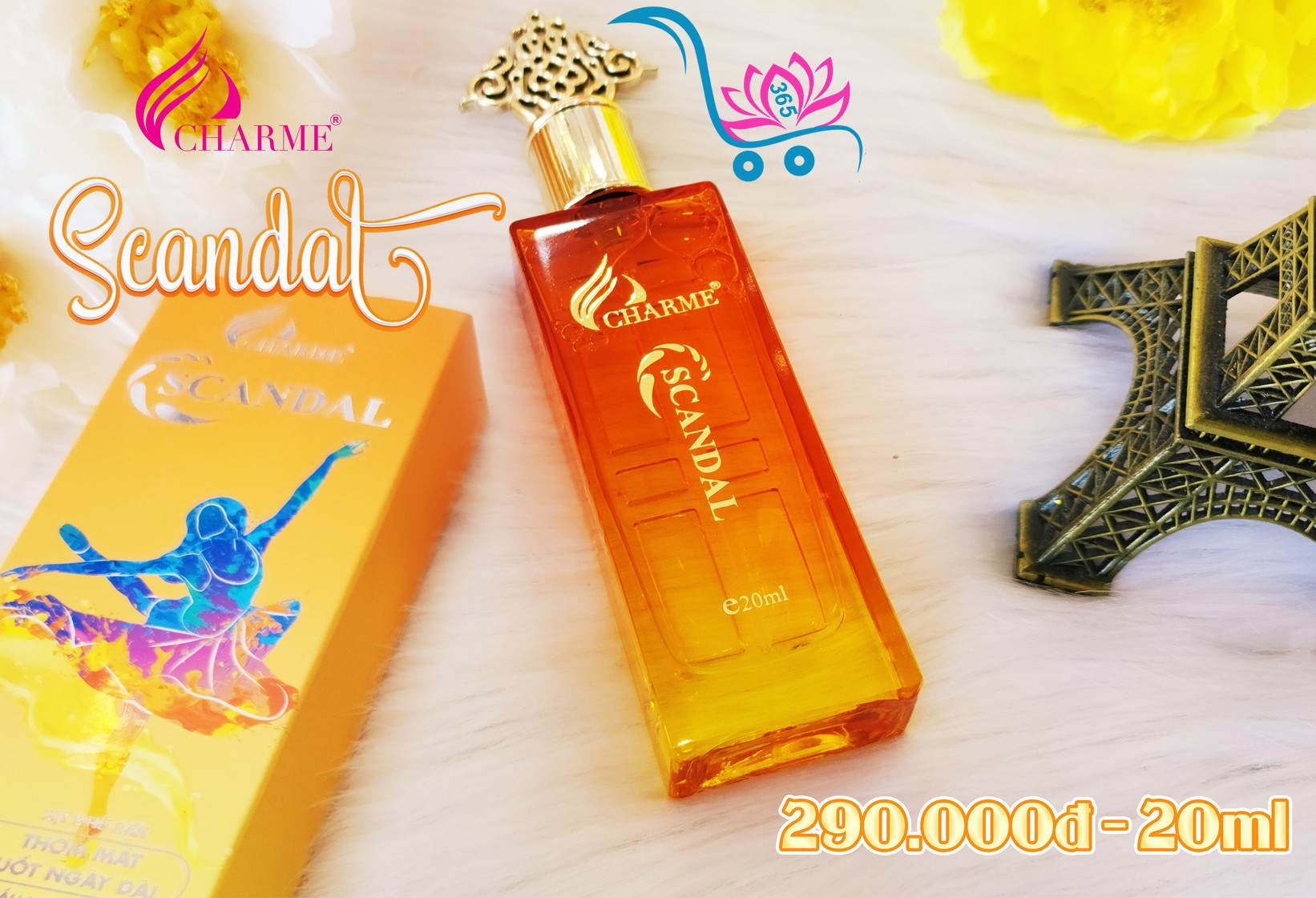 Xịt Khử Mùi Charme Scandal 20ml Nữ Chính Hãng