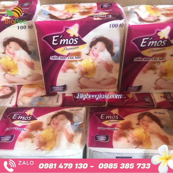 Khăn giấy vuông để bàn Khăn giấy vuông để bàn