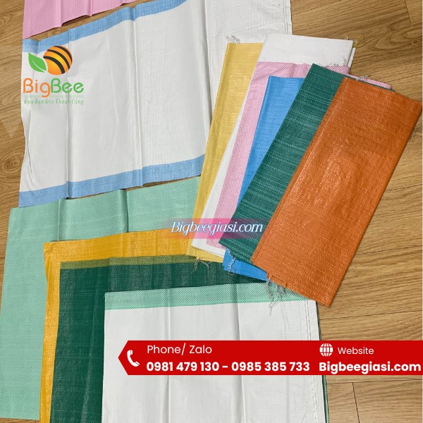 Bao tải PP đa dạng màu sắc kích thước Bao tải PP đa dạng màu sắc kích thước