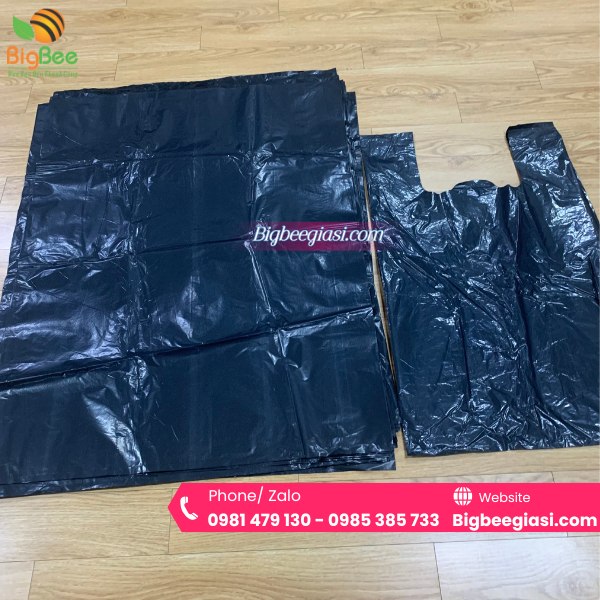 Túi đựng rác màu đen Túi đựng rác màu đen