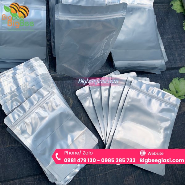 Túi zip bạc đáp ứng đa dạng nhu cầu sử dụng Túi zip bạc đáp ứng đa dạng nhu cầu sử dụng