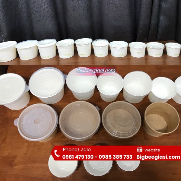 Tô giấy đựng thức ăn các loại Tô giấy đựng thức ăn các loại