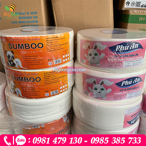 Giấy vệ sinh công nghiệp cuộn lớn  Giấy vệ sinh công nghiệp cuộn lớn