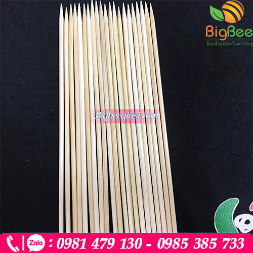 Xiên tre dùng khi chế biến các món nướng, chiên