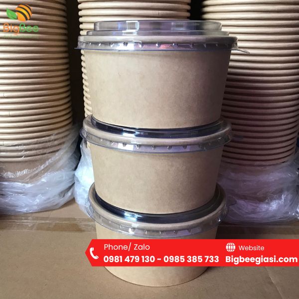 Tô giấy kraft 1000ml Tô giấy kraft 1000ml