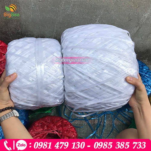 Dây ni lông cuộn màu trắng Dây ni lông cuộn màu trắng