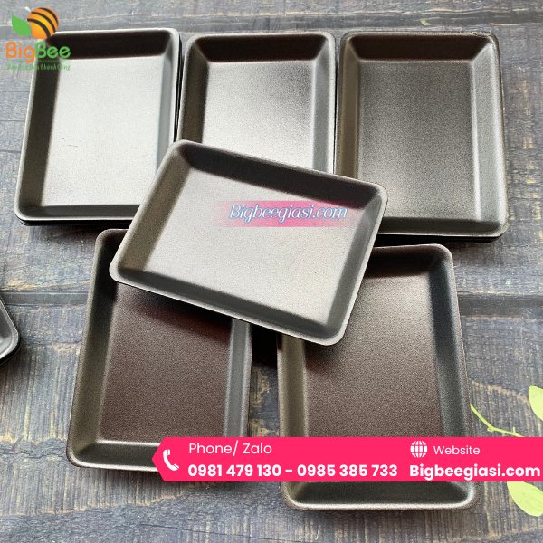 Khay xốp trơn, mượt mà, láng bóng Khay xốp trơn, mượt mà, láng bóng