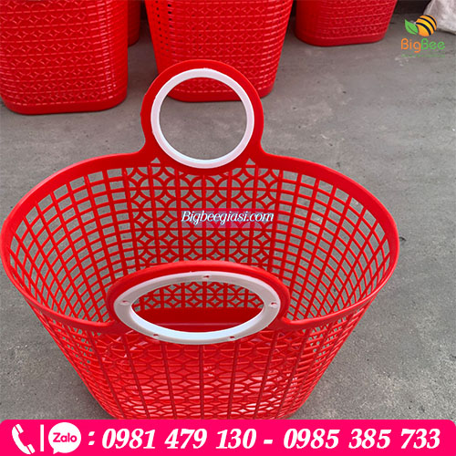 Giỏ nhựa đi chợ loại nhỏ Giỏ nhựa đi chợ loại nhỏ