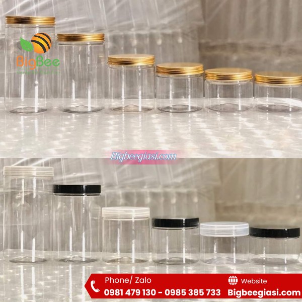 Hủ pet đủ size Hủ pet đủ size