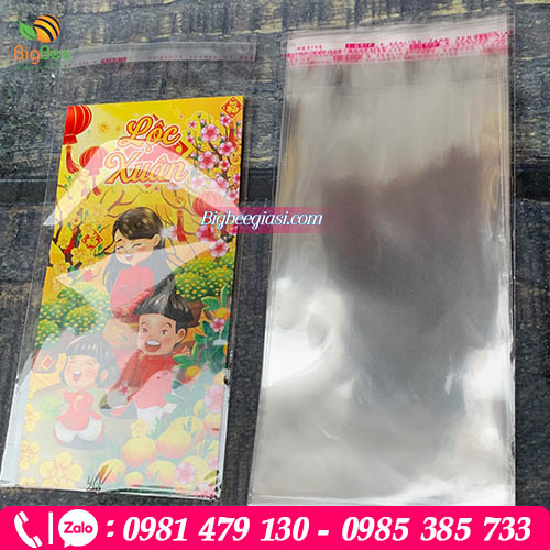 Túi nilong đựng bao lì xì Túi nilong đựng bao lì xì
