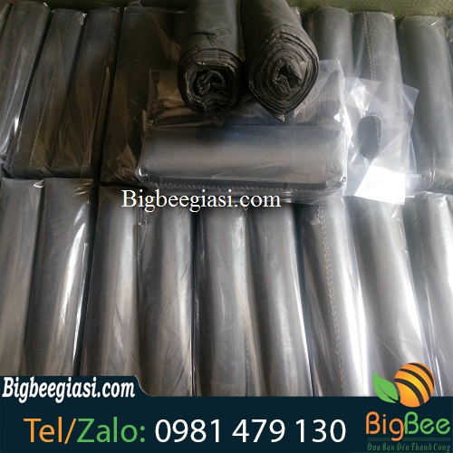 Túi đựng rác công nghiệp màu đen dạng cuộn Túi đựng rác công nghiệp màu đen