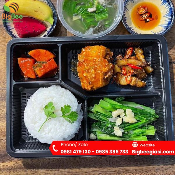 Hộp nhựa đưng cơm mang đi sạch sẽ, chuyên nghiệp Hộp nhựa đưng cơm mang đi sạch sẽ, chuyên nghiệp