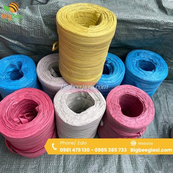 Mẫu dây nilon ống 1kg đủ màu Mẫu dây nilon ống 1kg đủ màu