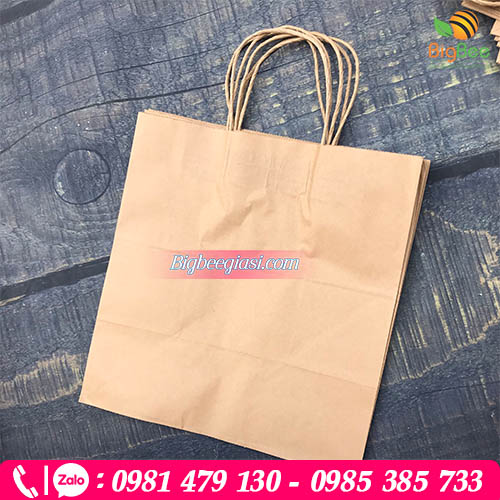 Túi giấy kraft có quai xách loại lớn Túi giấy kraft có quai xách loại lớn