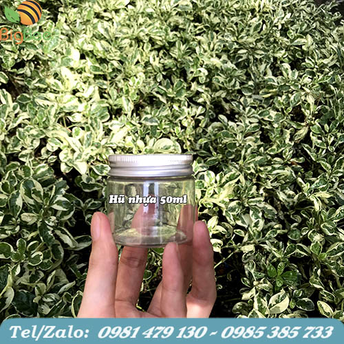 hũ nhựa nắp nhôm 50ml