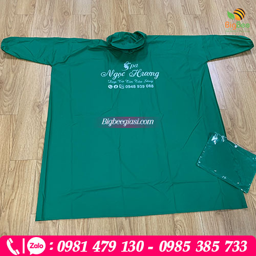 Áo mưa bít in logo Áo mưa bít in logo