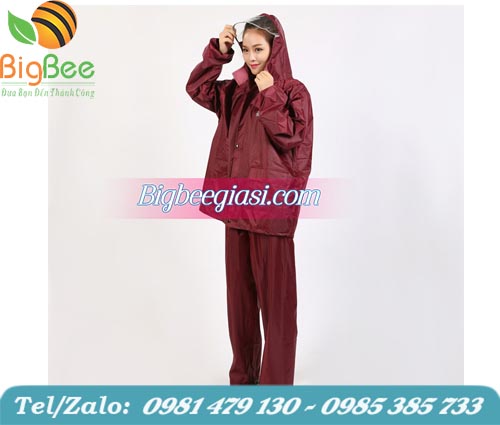 Áo mưa bộ cao cấp cho nữ