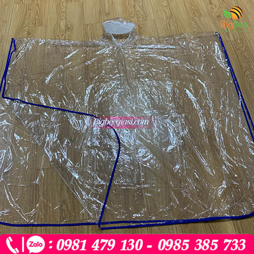 Áo mưa cánh dơi trong suốt Áo mưa cánh dơi trong suốt