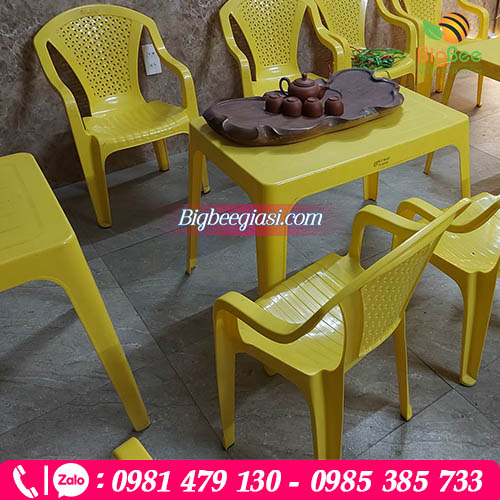 Bàn ghế nhựa bình dân Bàn ghế nhựa bình dân