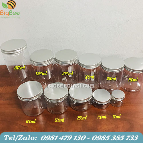 công ty sản xuất  hũ nhựa pet nắp nhôm giá sỉ nhiều mẫu mã