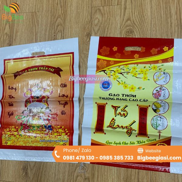 Bao pp dệt ghép màng BOPP Bao pp dệt ghép màng BOPP