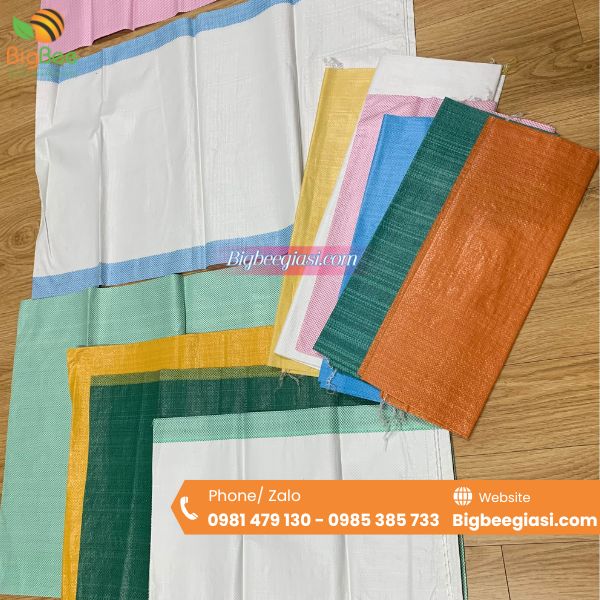 Bao đựng gạo pp trơn không in đa dạng kích thước màu sắc Bao đựng gạo pp trơn không in đa dạng kích thước màu sắc