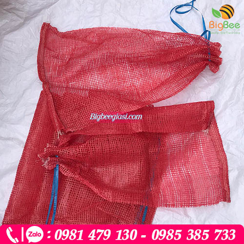 Bao lưới đựng nông sản có dây rút giá rẻ Bao lưới đựng nông sản có dây rút giá rẻ