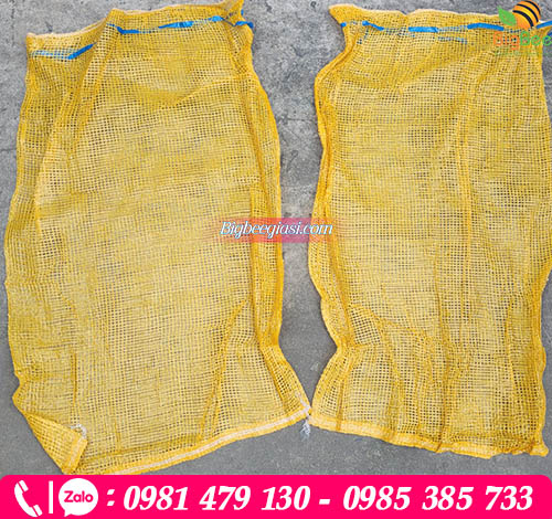 Bao lưới leno màu vàng Bao lưới leno màu vàng
