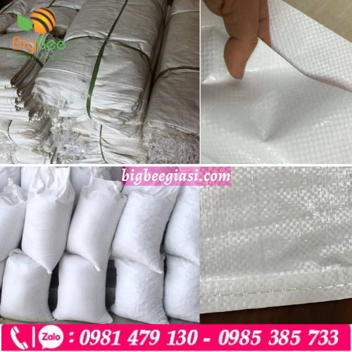 Bao tải dứa màu trắng