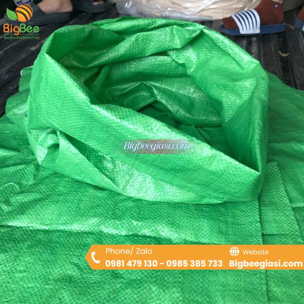 Hình ảnh mặt trong của bao tải dứa Hình ảnh mặt trong của bao tải dứa