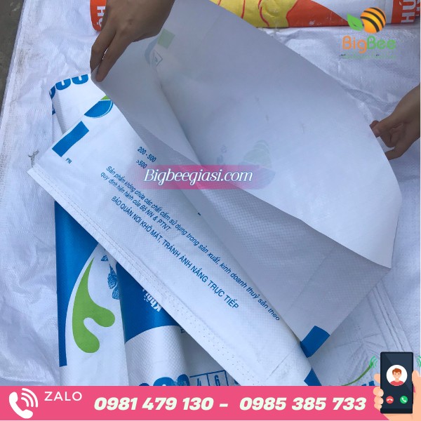 Bao tải cũ hàng in bị lỗi Bao tải cũ hàng in bị lỗi