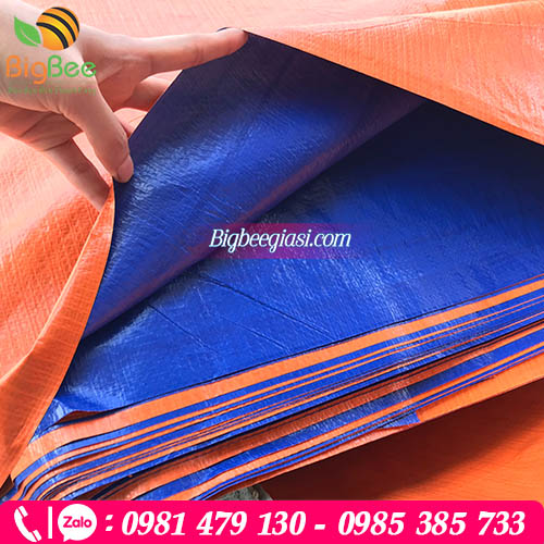 Bạt nhựa màu xanh cam HDPE