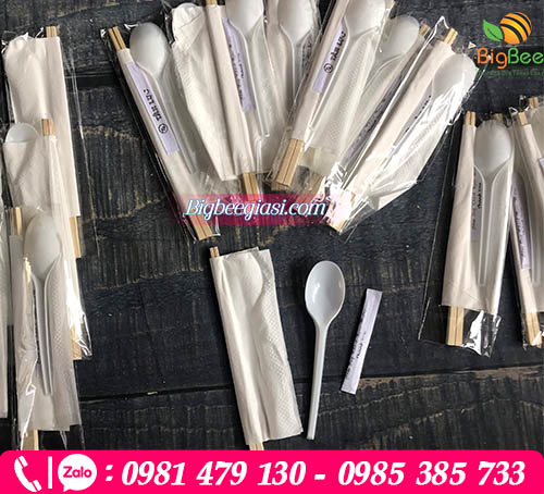 Combo muỗng, đũa, tăm, khăn giấy Combo muỗng, đũa, tăm, khăn giấy