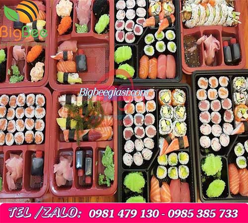 hộp đựng sushi nhiều ngăn