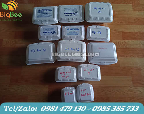 các loại hộp xốp giá rẻ