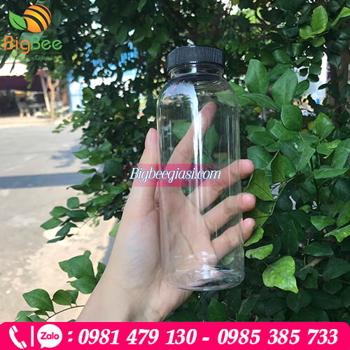 Chai nhựa pet 330ml miệng rộng