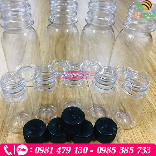 Chai nhựa 50ml dùng để sang chiết mỹ phẩm Chai nhựa 50ml dùng để sang chiết mỹ phẩm