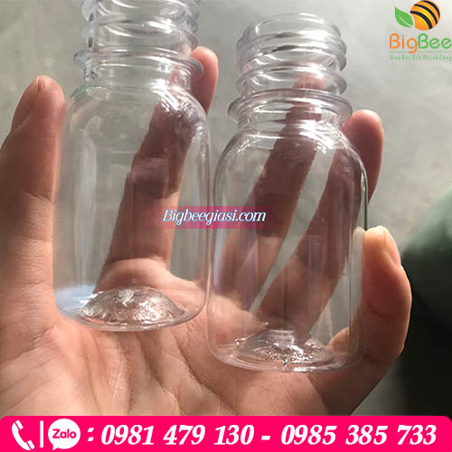 Chai nhựa 50ml nhỏ xinh Chai nhựa 50ml nhỏ xinh