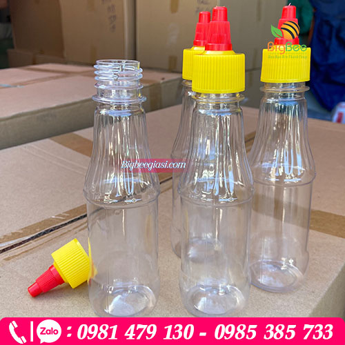 Chai nhựa đựng tương ớt, tương cà, mắm nêm, nước sốt... Chai nhựa đựng tương ớt, tương cà, mắm nêm, nước sốt...