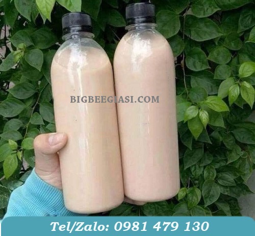 chai trà sữa miệng nhỏ