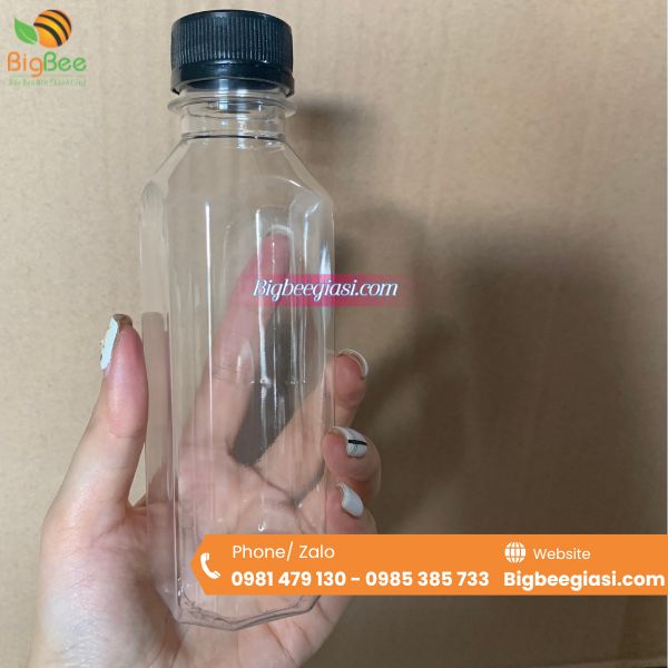 Chai nhựa vuông 250ml Chai nhựa vuông 250ml
