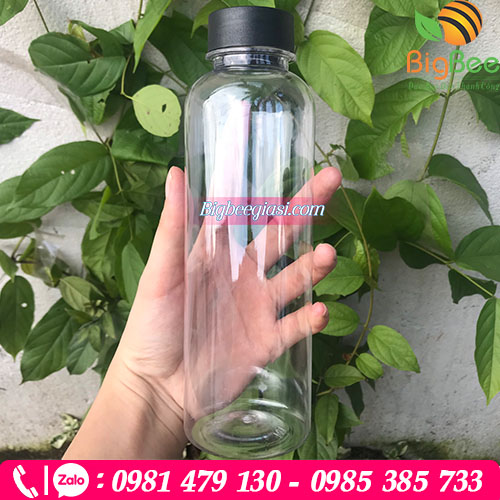 Chai pet miệng rộng 500ml