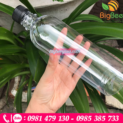 Chai pet tròn dày 500ml