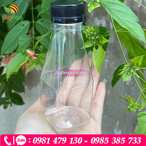 Chai pet vuông 150ml  Chai pet vuông 150ml