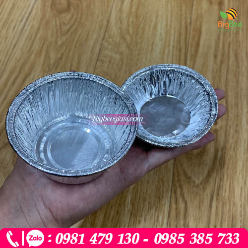 Chén giấy bạc với bề mặt chống dính tiện lợi Chén giấy bạc với bề mặt chống dính tiện lợi