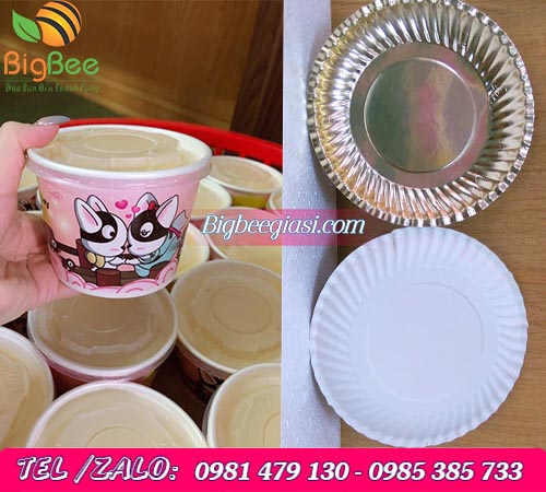 sản phẩm chén đĩa giấy dùng 1 lần